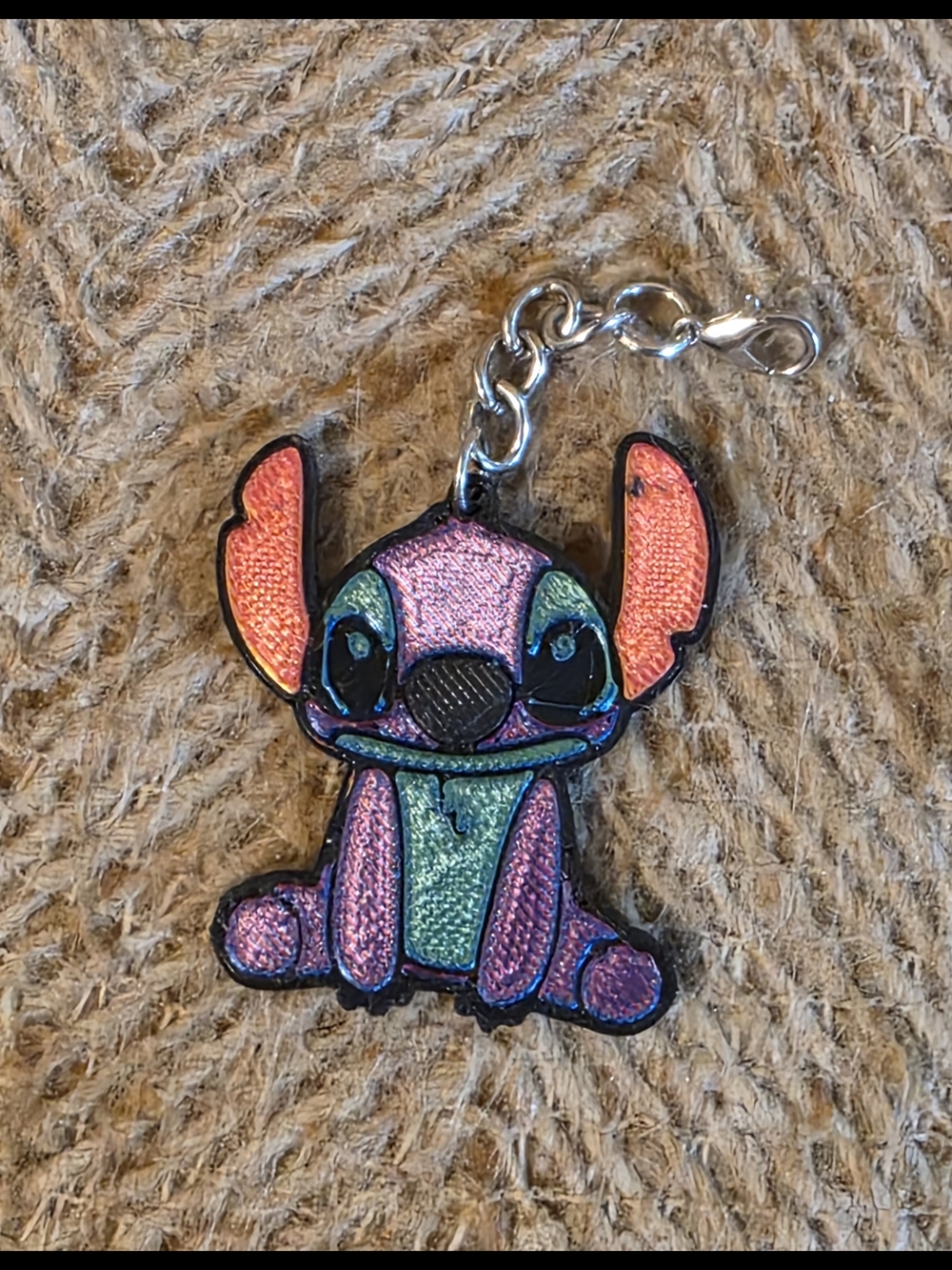 New Handmade Disney Stitch 3D Keychain
